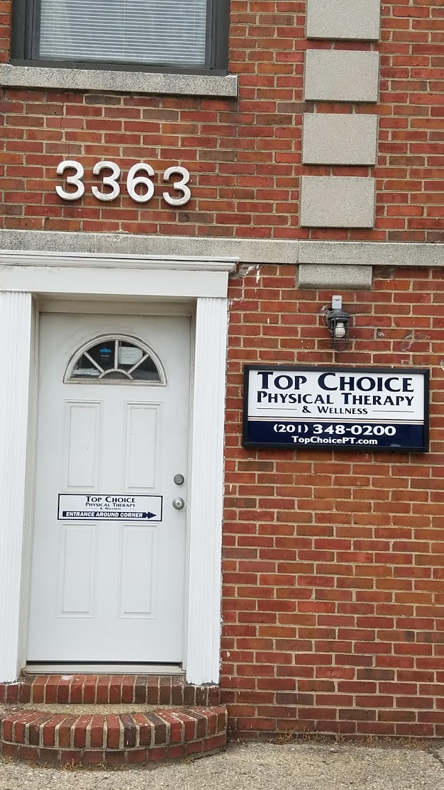 Top Choice Physical Therapy and Wellness | 3363 John F. Kennedy Blvd, Jersey City, NJ 07307, USA | Phone: (201) 348-0200