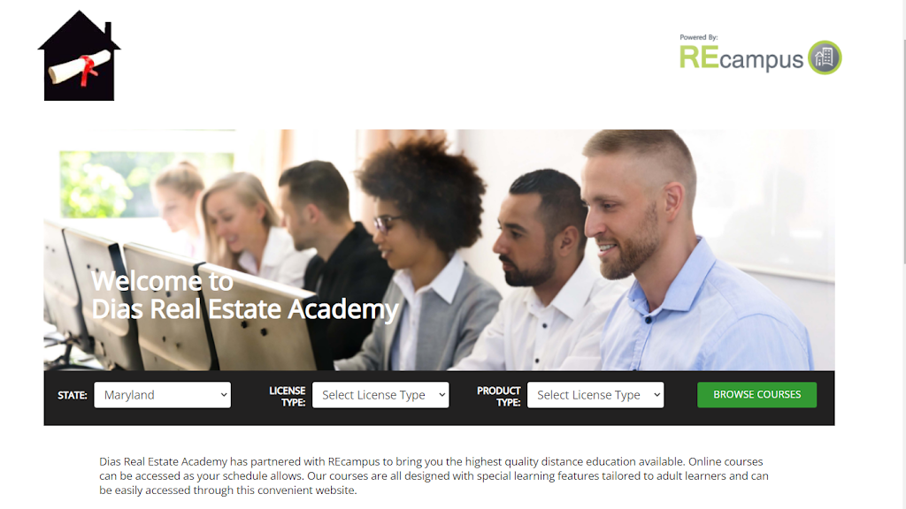 Dias Real Estate Academy | 8222 Schultz Rd #206, Clinton, MD 20735, USA | Phone: (240) 429-9842