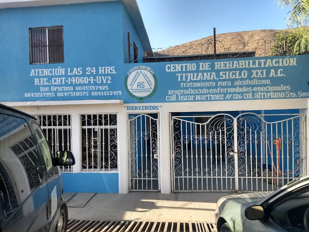 CENTRO DE REHABILITACIÓN TIJUANA SIGLO XXI, A.C. | Oscar Martínez 126, Altiplano, 22500 Tijuana, B.C., Mexico | Phone: 664 322 7955