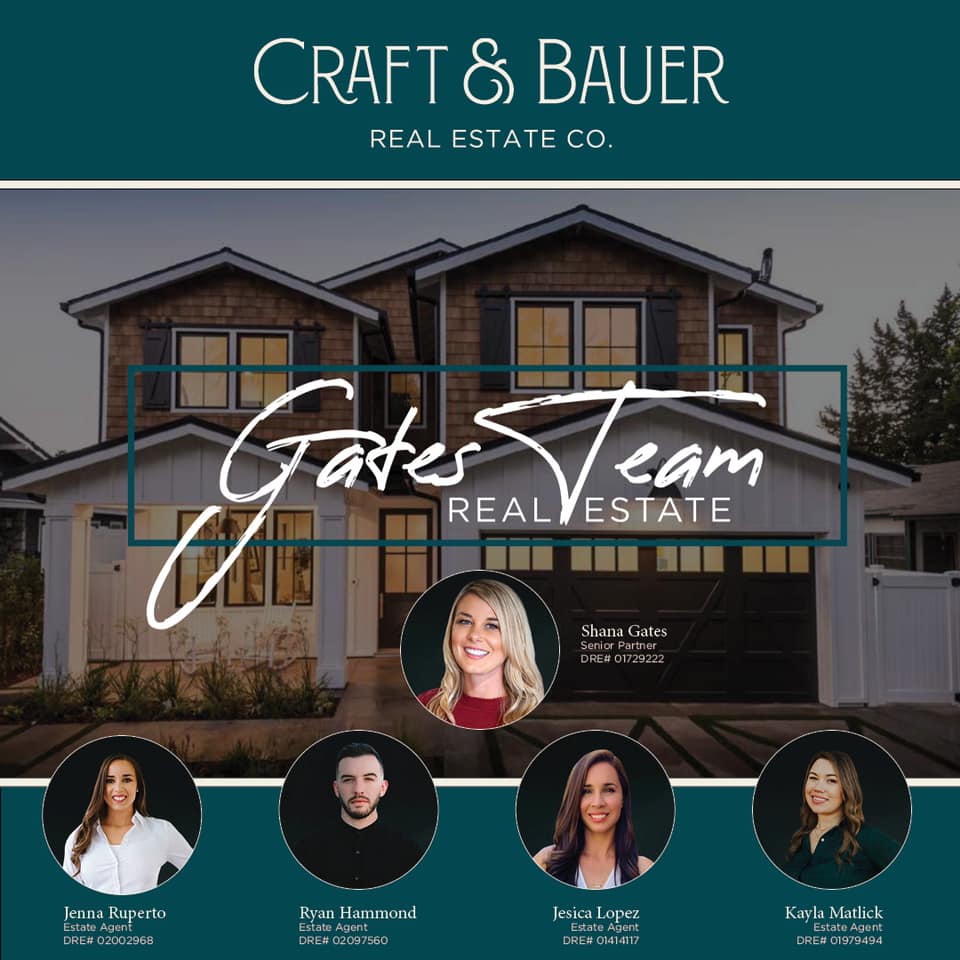 Gates Team at Craft & Bauer Real Estate Co. | 1203 14th St, Modesto, CA 95354, USA | Phone: (209) 441-6398