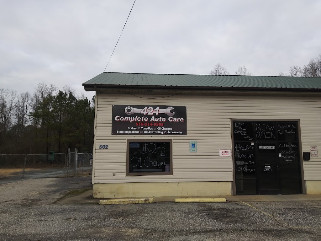 421 Complete Auto Care | 502 W Front St, Lillington, NC 27546, USA | Phone: (910) 514-9998