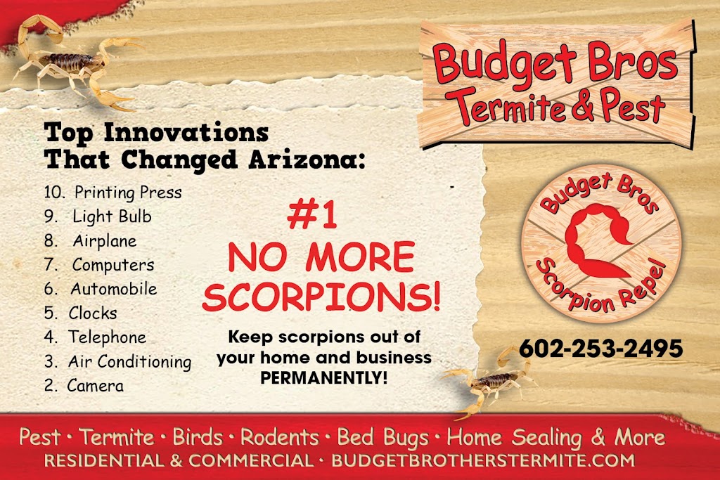 Budget Brothers Scorpion Repel | 23910 N 19th Ave Suite 36, Phoenix, AZ 85085, USA | Phone: (480) 513-0313