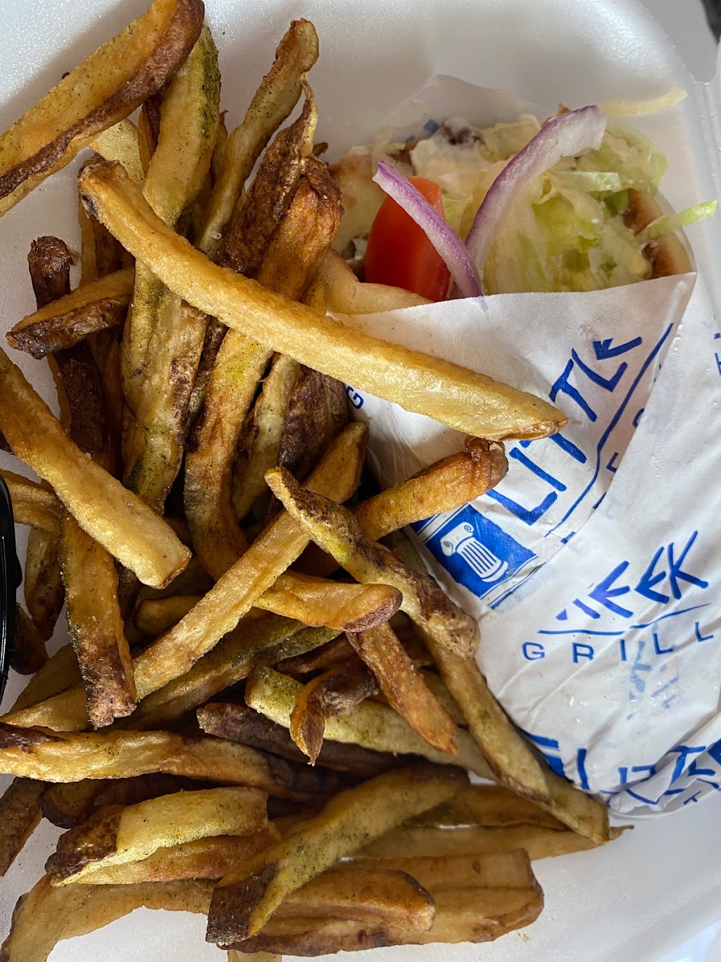 Little Greek Fresh Grill | 45 Blake Blvd, Celebration, FL 34747, USA | Phone: (407) 566-4736