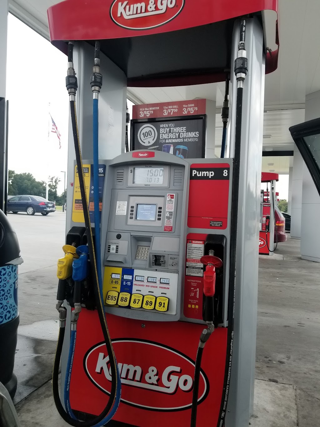 Kum & Go | 9610 E 61st St, Tulsa, OK 74133, USA | Phone: (918) 461-0304