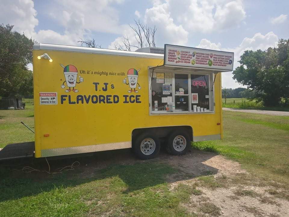 Tj’s Flavored Ice | 120 Arrowhead Dr, Smithville, TX 78957, USA | Phone: (936) 228-9599