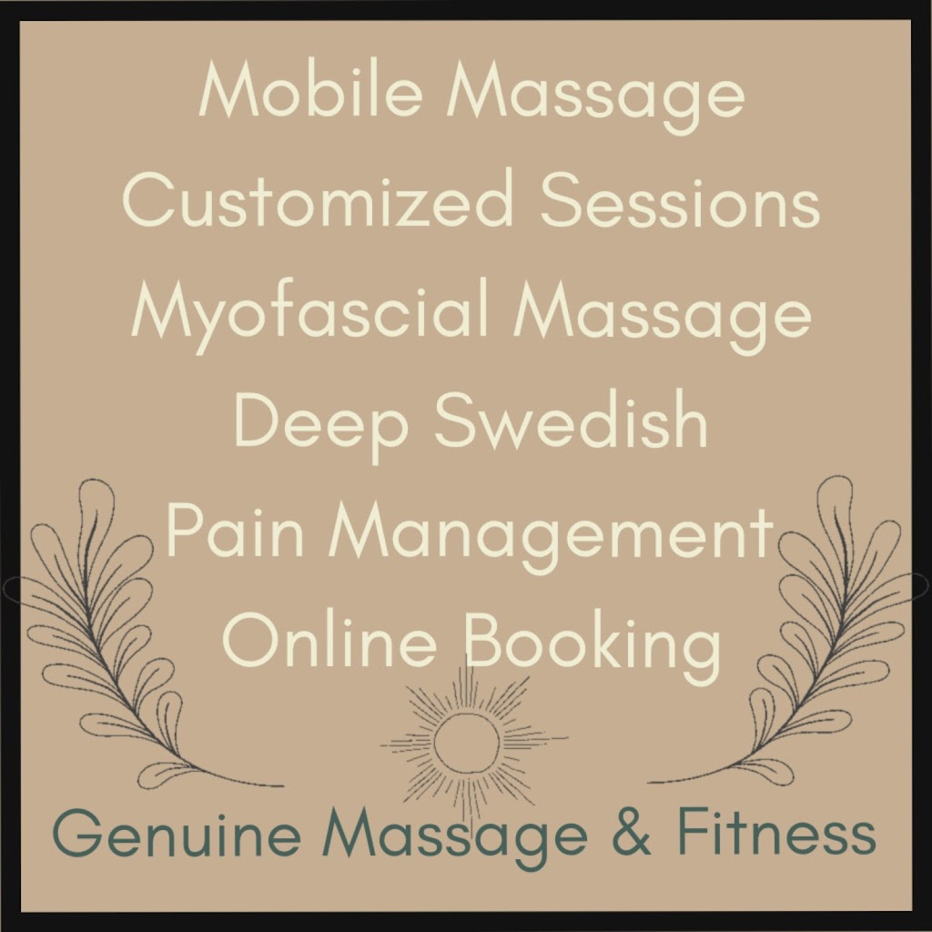 Genuine Massage & Fitness | 7733 Whitney Dr, Jurupa Valley, CA 92509, USA | Phone: (951) 850-7758