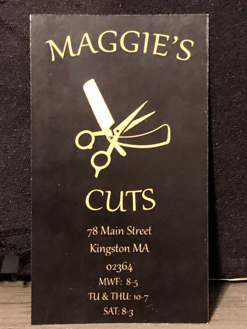 Maggies Cuts A Fine Mens Salon | 78 Main St, Kingston, MA 02364, USA | Phone: (781) 936-8534