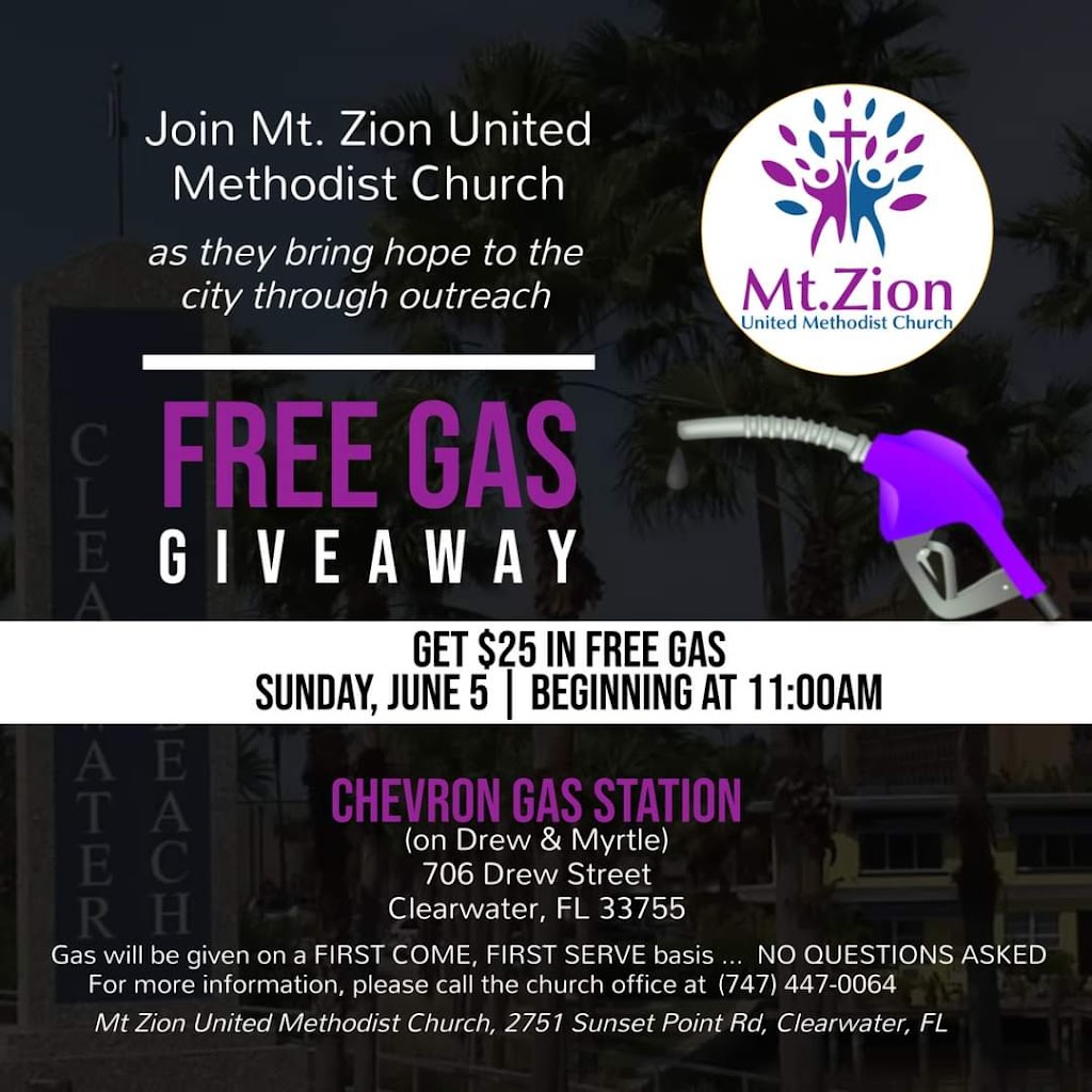 Mt Zion United Methodist Church | 2751 Sunset Point Rd, Clearwater, FL 33759, USA | Phone: (727) 447-0064