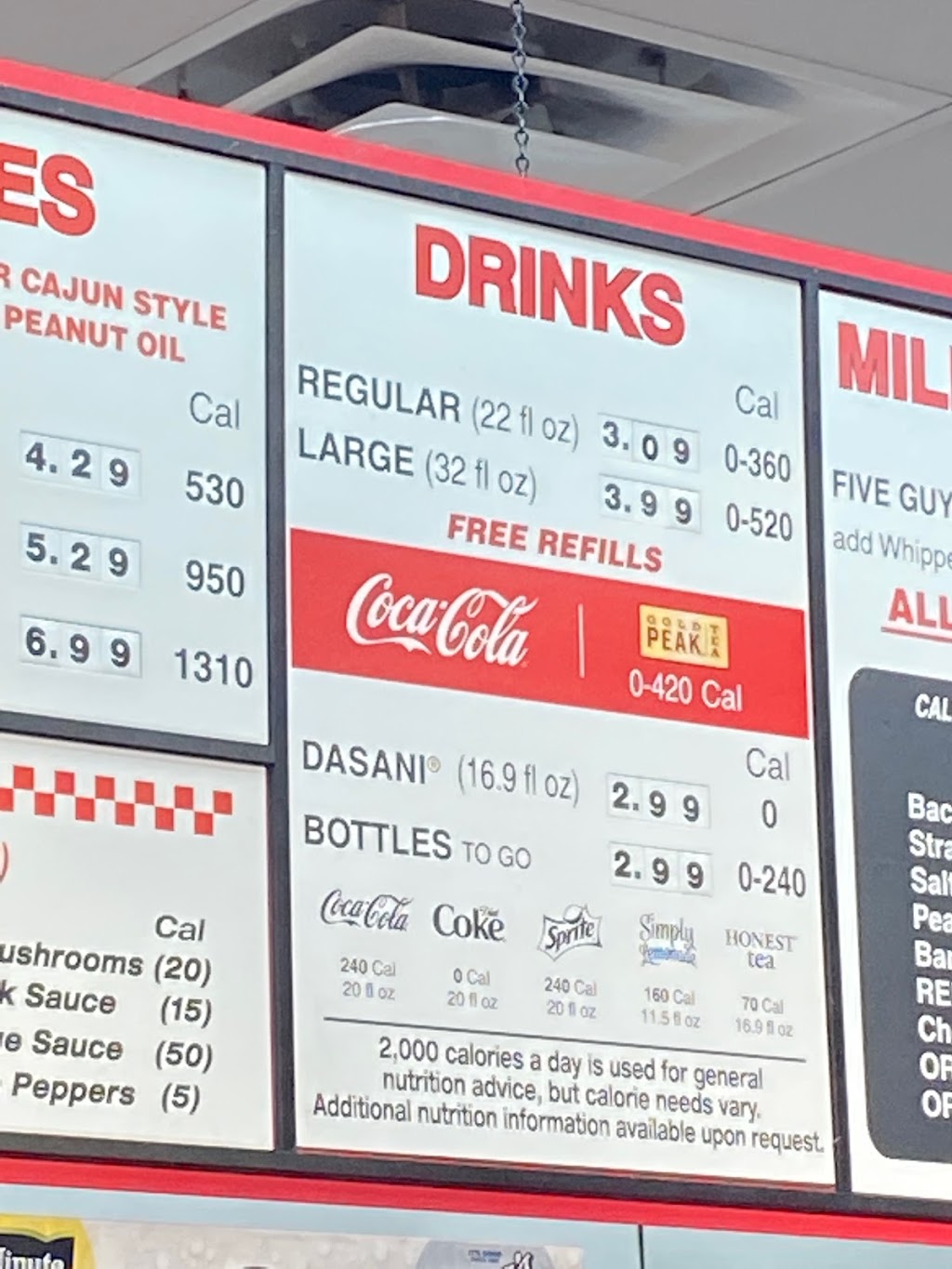 Five Guys | 48650 Seminole Dr, Cabazon, CA 92230, USA | Phone: (951) 922-0088