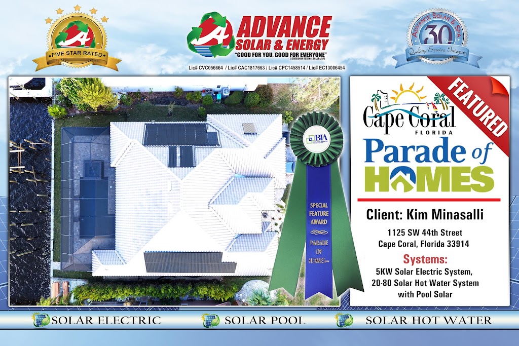 Advance Solar & Energy | 4920 Lena Rd unit 109, Lakewood Ranch, FL 34211, USA | Phone: (941) 955-3977