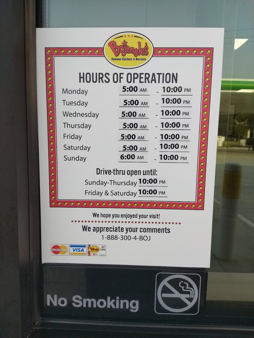 Bojangles | 5220 S Cobb Dr SE, Smyrna, GA 30080, USA | Phone: (470) 407-7109