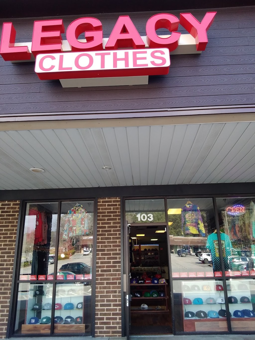 LEGACY CLOTHES & CAPS | 3231 Avent Ferry Rd #103, Raleigh, NC 27606, USA | Phone: (919) 322-0004