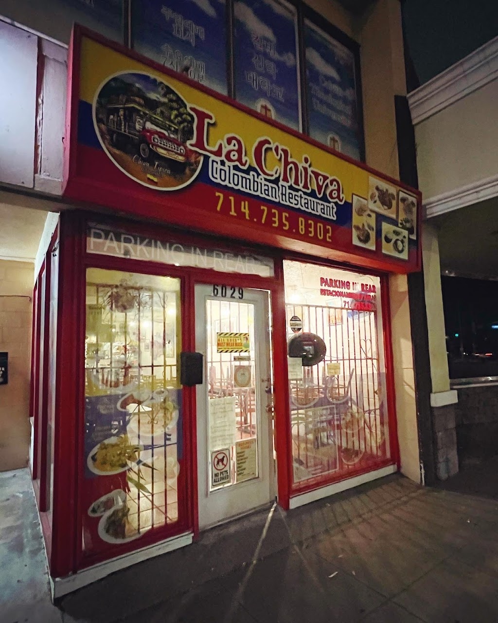 La Chiva Colombian Restaurant | 6029 Beach Blvd, Buena Park, CA 90621, USA | Phone: (714) 735-8302