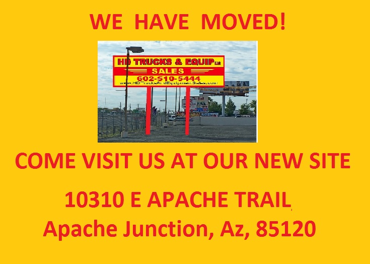 HD TRUCKS & EQUIP LLC | 10310 E Apache Trail, Apache Junction, AZ 85120, USA | Phone: (602) 510-5444