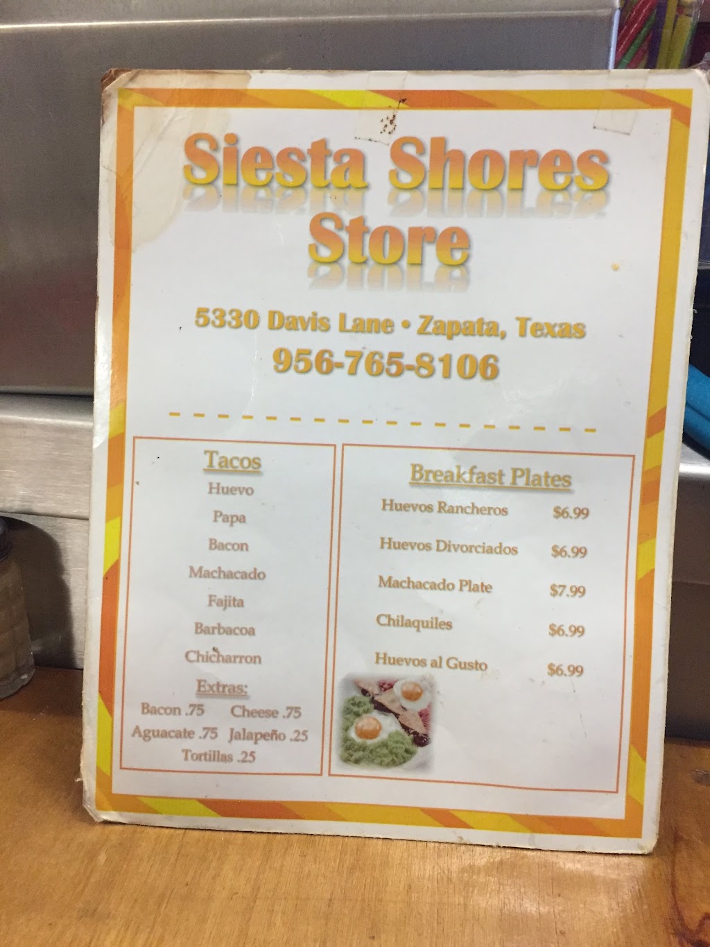 Siesta Shores Store | 780765167, 5330 Davis Ln, Zapata, TX 78076, USA | Phone: (956) 765-8106