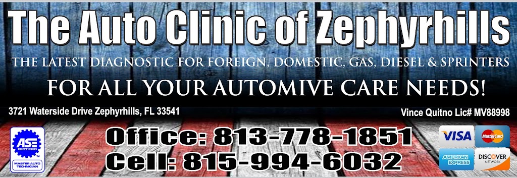 The Auto Clinic of Zephyrhills | 37123 Waterside Dr, Zephyrhills, FL 33541, USA | Phone: (813) 778-1851