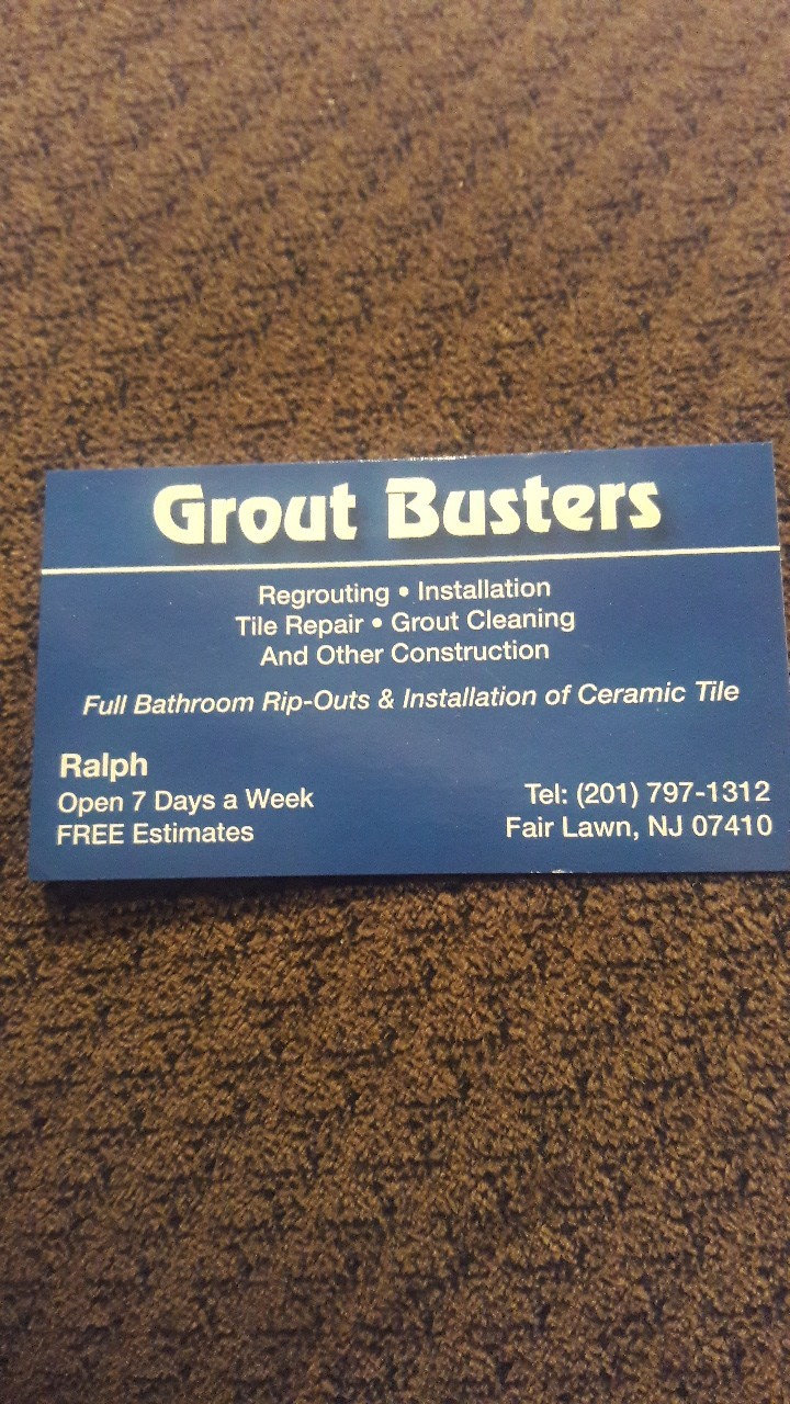 Grout Busters | 14 N Midland Ave, Fair Lawn, NJ 07410, USA | Phone: (201) 797-1312