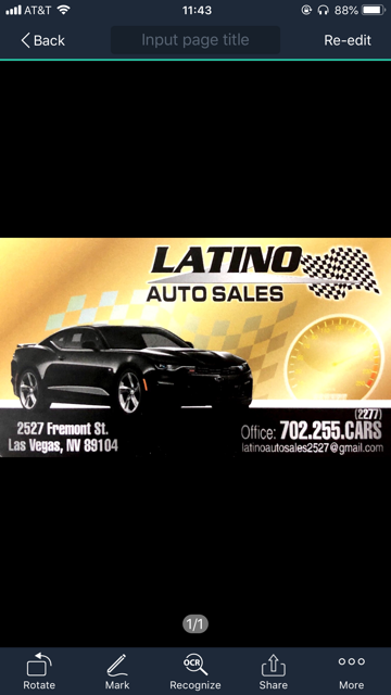 Latino Auto Sales | 2527 E Fremont St, Las Vegas, NV 89104, USA | Phone: (702) 255-2277