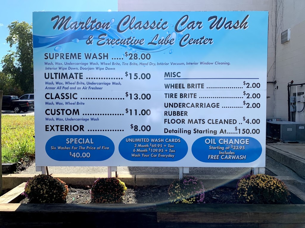 Marlton Classic Car Wash and Lube | 8 Rte 70 W, Marlton, NJ 08053, USA | Phone: (856) 988-7212