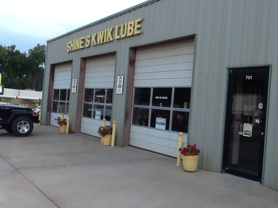 Shines Kwik Lube | 701 S Division St, Guthrie, OK 73044 | Phone: (405) 282-0342