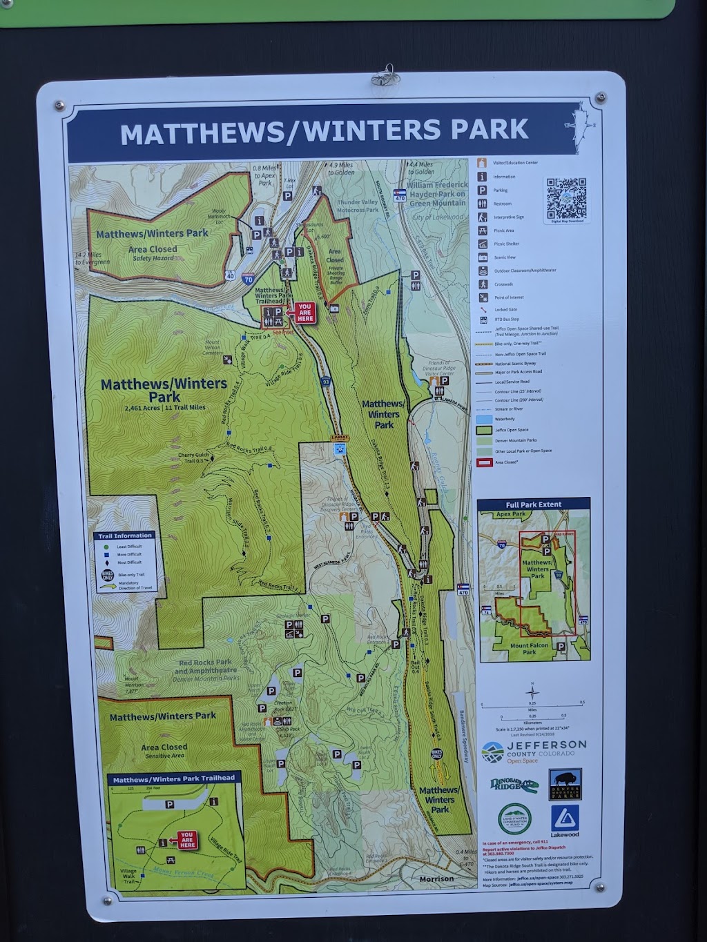Matthews / Winters Park Trailhead | Unnamed Road, Golden, CO 80401, USA | Phone: (303) 271-5925