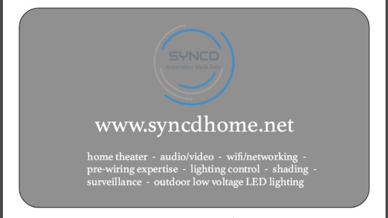 syncd automation llc | 15987 Manor Club Dr, Milton, GA 30004 | Phone: (646) 228-0330