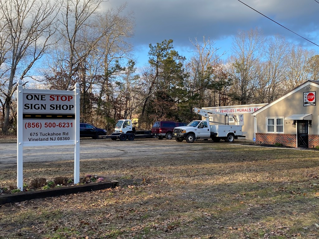 One Stop Sign Shop | 675 Tuckahoe Rd, Vineland, NJ 08360, USA | Phone: (856) 500-6231