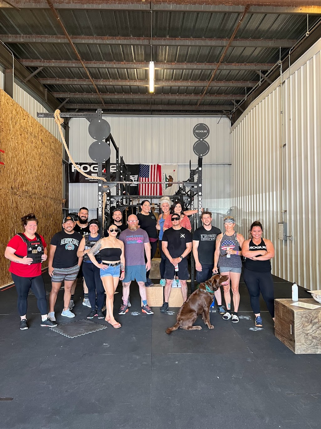 Four Creeks Crossfit | 6420 S Mooney Blvd Suite P, Visalia, CA 93277, USA | Phone: (559) 723-0236