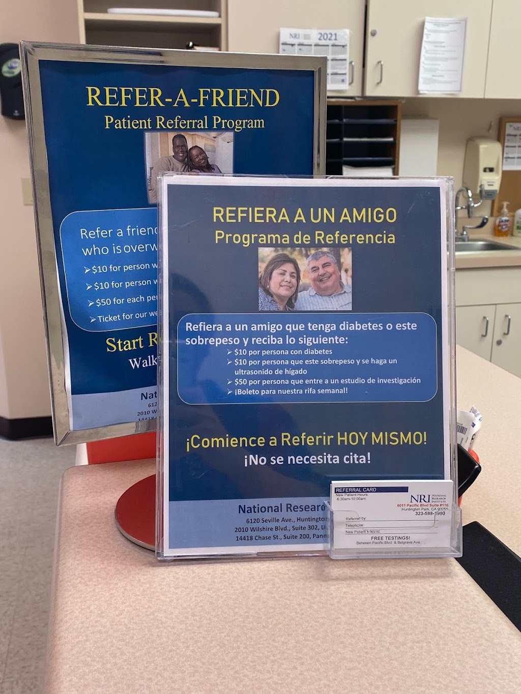 National Research Institute | 6011 Pacific Blvd #116, Huntington Park, CA 90255, USA | Phone: (323) 588-1968