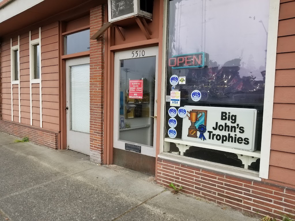 Big Johns Trophies Inc | 5510 Pacific Ave, Tacoma, WA 98408, USA | Phone: (253) 472-5258