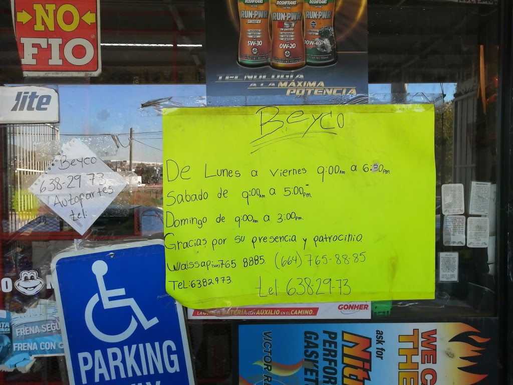 Beyco Autopartes | Camino a Valle Redondo, La Morita, 22245 Tijuana, B.C., Mexico | Phone: 664 638 2973