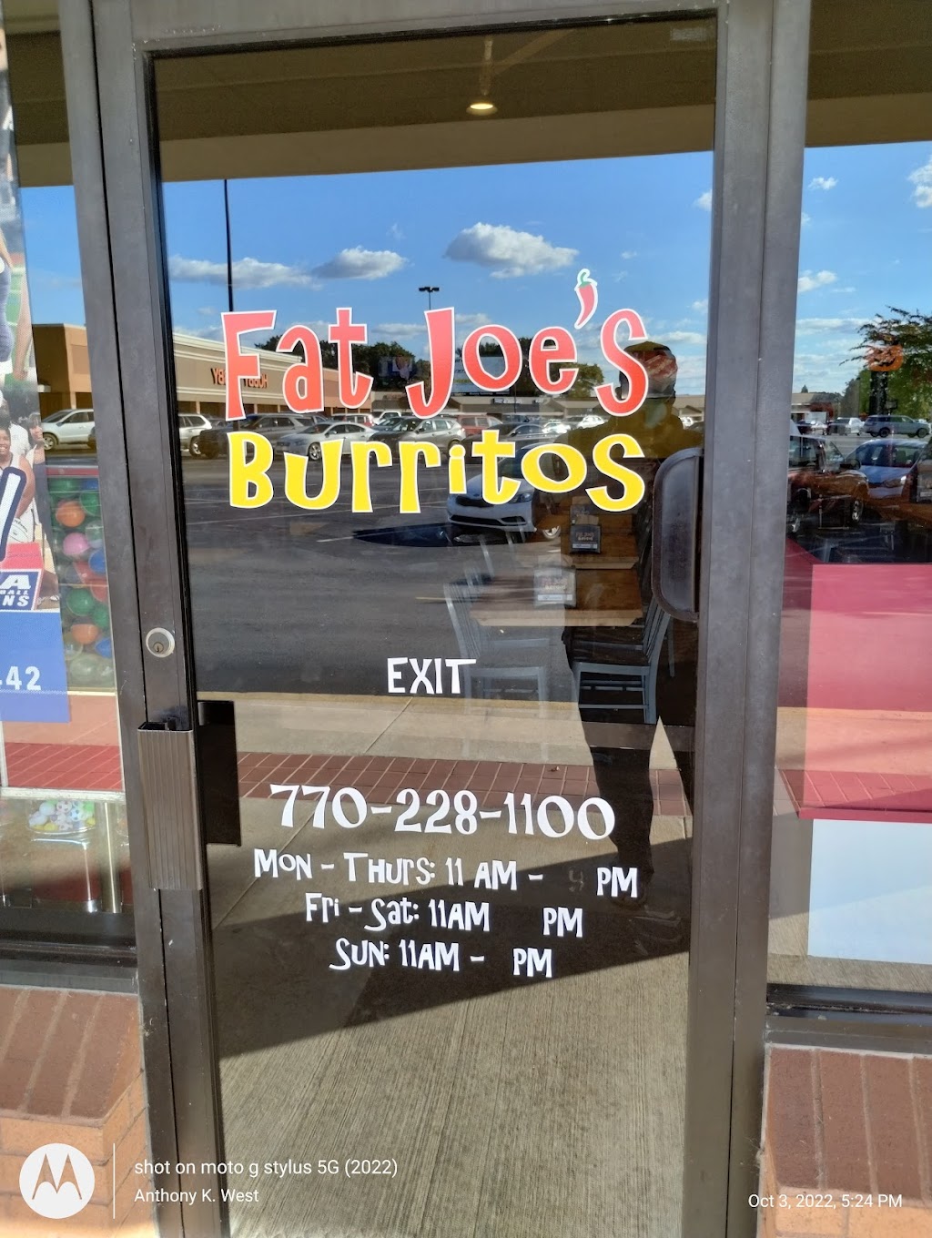 Fat Joes Burritos | Griffin, GA 30223, USA | Phone: (770) 228-1100