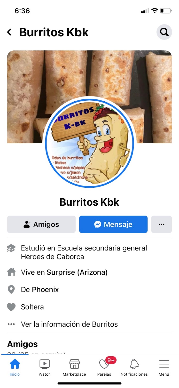 Burritos K-bk | 3065N N 67th Ave, Phoenix, AZ 85033, USA | Phone: (623) 986-3628