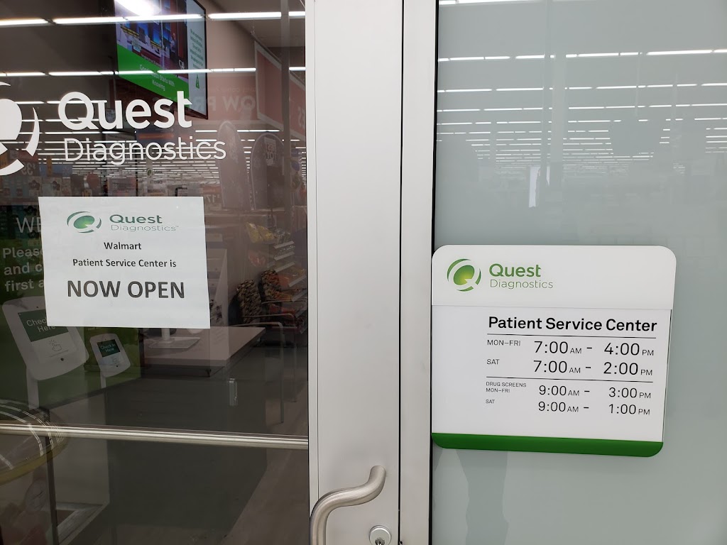 Quest Diagnostics Inside WalMart-Gateway Blvd West | 7101 Gateway Blvd W, El Paso, TX 79925, USA | Phone: (915) 201-1655
