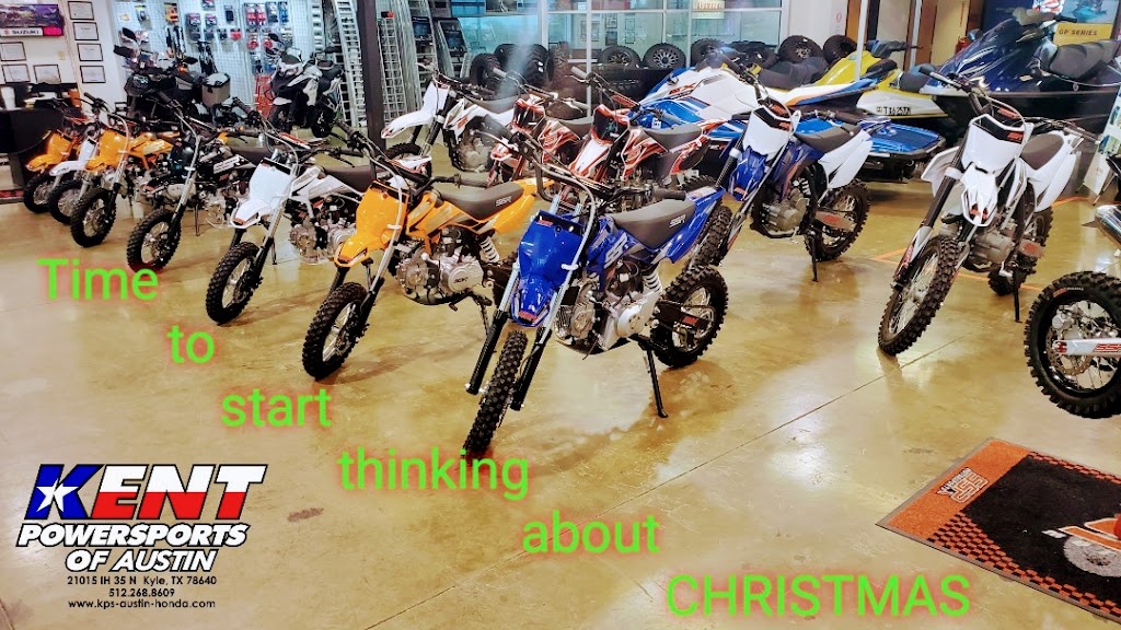 Kent Powersports of Austin | 21015 I-35, Kyle, TX 78640, USA | Phone: (512) 268-8609