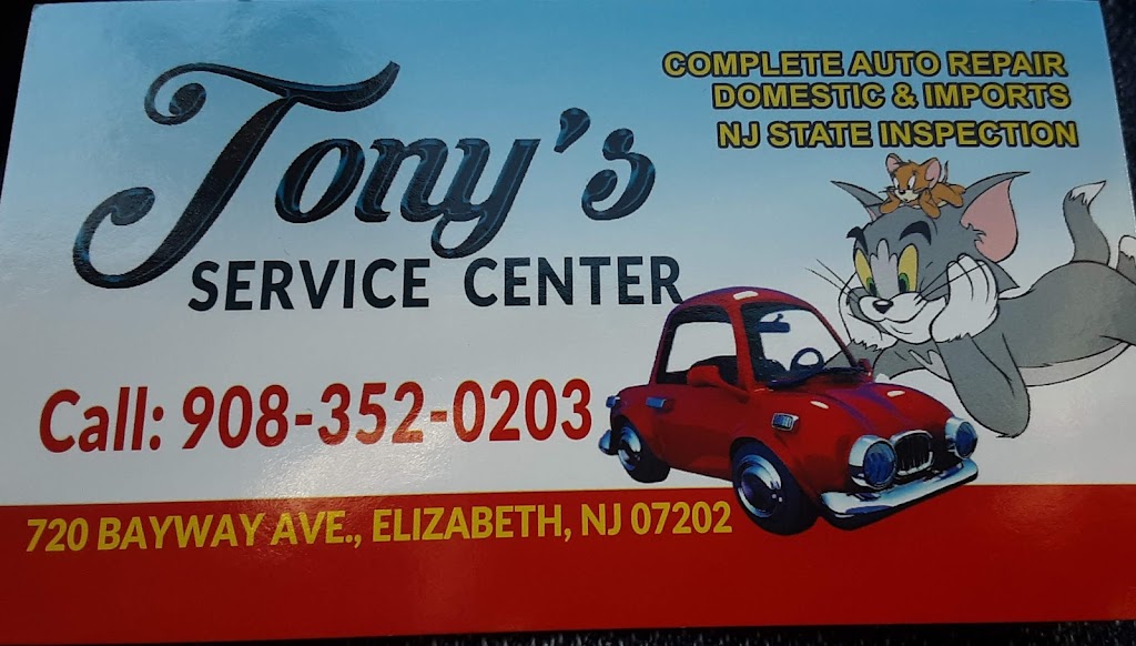 Tonys Service Center LLC | 720 Bayway Ave, Elizabeth, NJ 07202, USA | Phone: (908) 352-0203