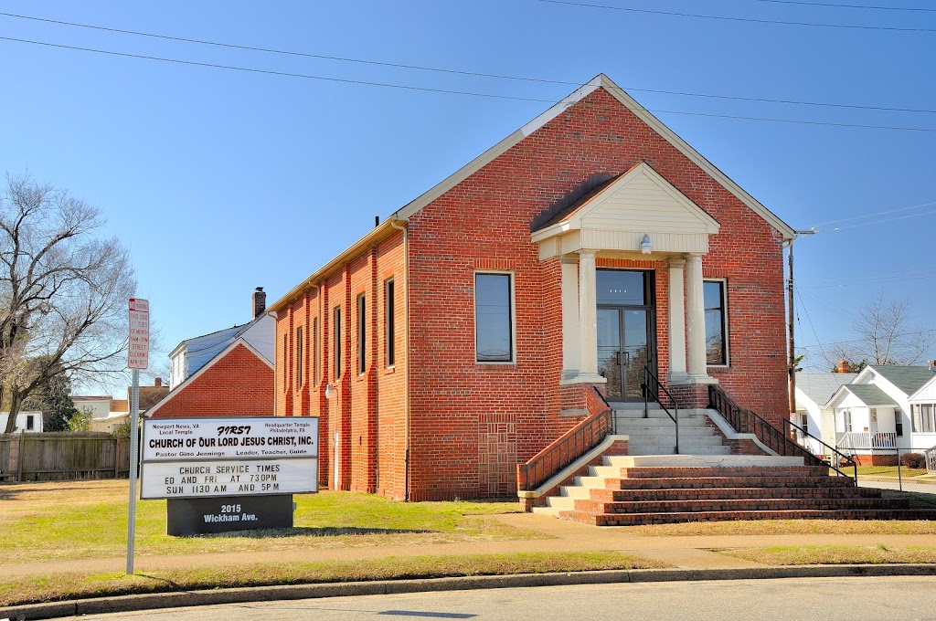 First Church of Our Lord Jesus Christ - Newport News, VA | 2015 Wickham Ave, Newport News, VA 23607, USA | Phone: (757) 247-1403