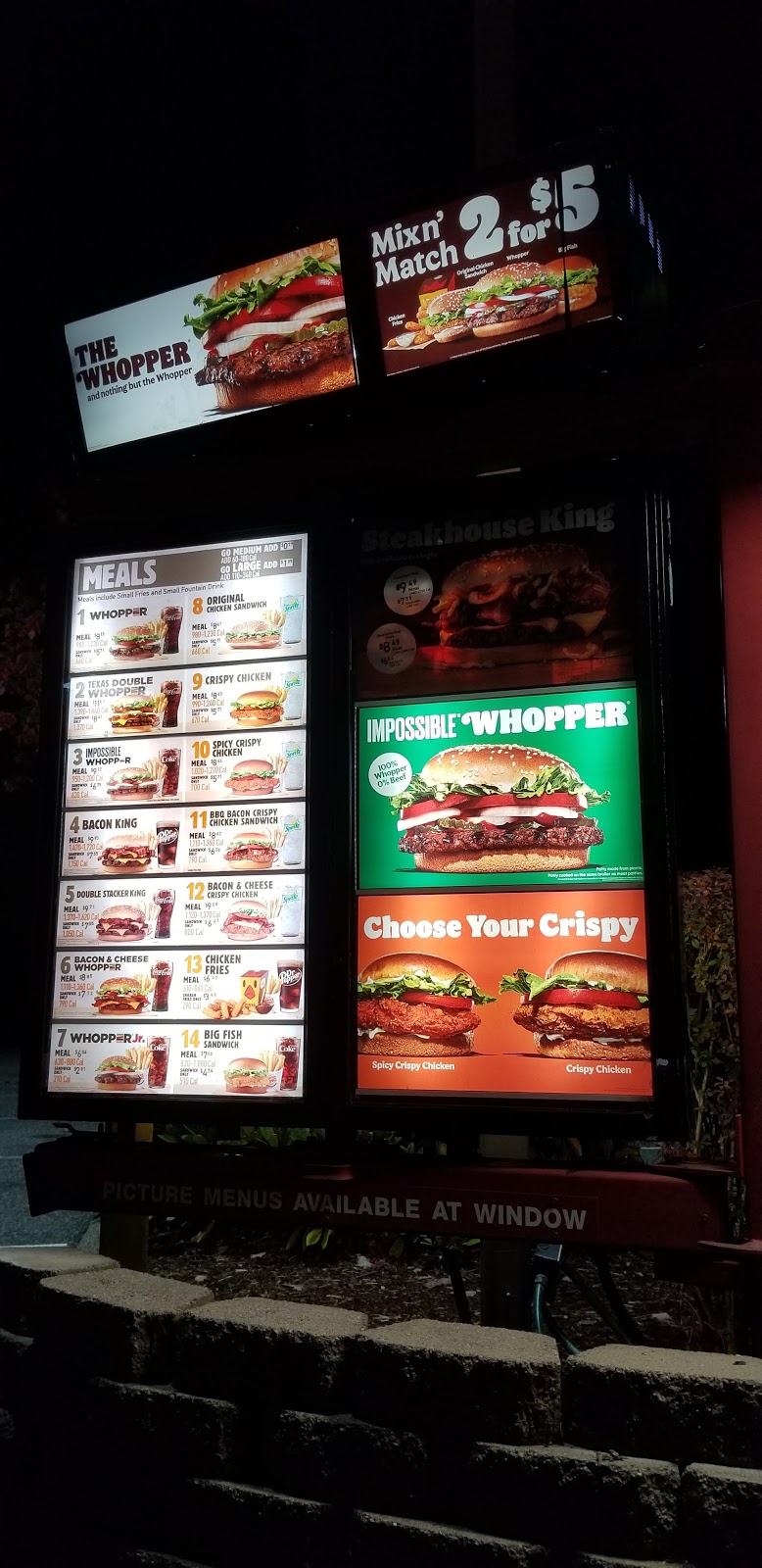 Burger King | 1820 S Lake Stevens Rd, Lake Stevens, WA 98258, USA | Phone: (425) 397-8357