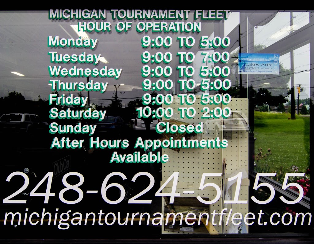 Michigan Tournament Fleet, Inc. | 1947 Haggerty Rd, Commerce Charter Twp, MI 48390, USA | Phone: (248) 779-4096