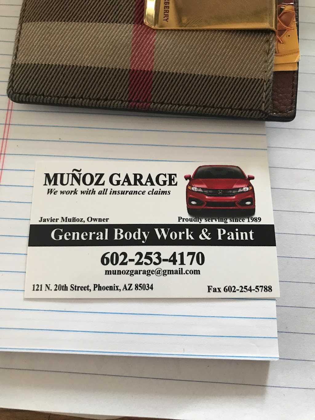 Muñoz Garage | 121 N 20th St, Phoenix, AZ 85034, USA | Phone: (602) 253-4170