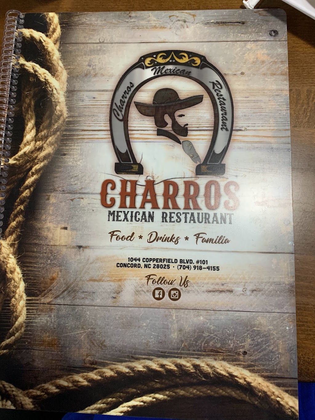 Charros Mexican Restaurant | 1044 Copperfield Blvd NE, Concord, NC 28025, USA | Phone: (704) 918-4155