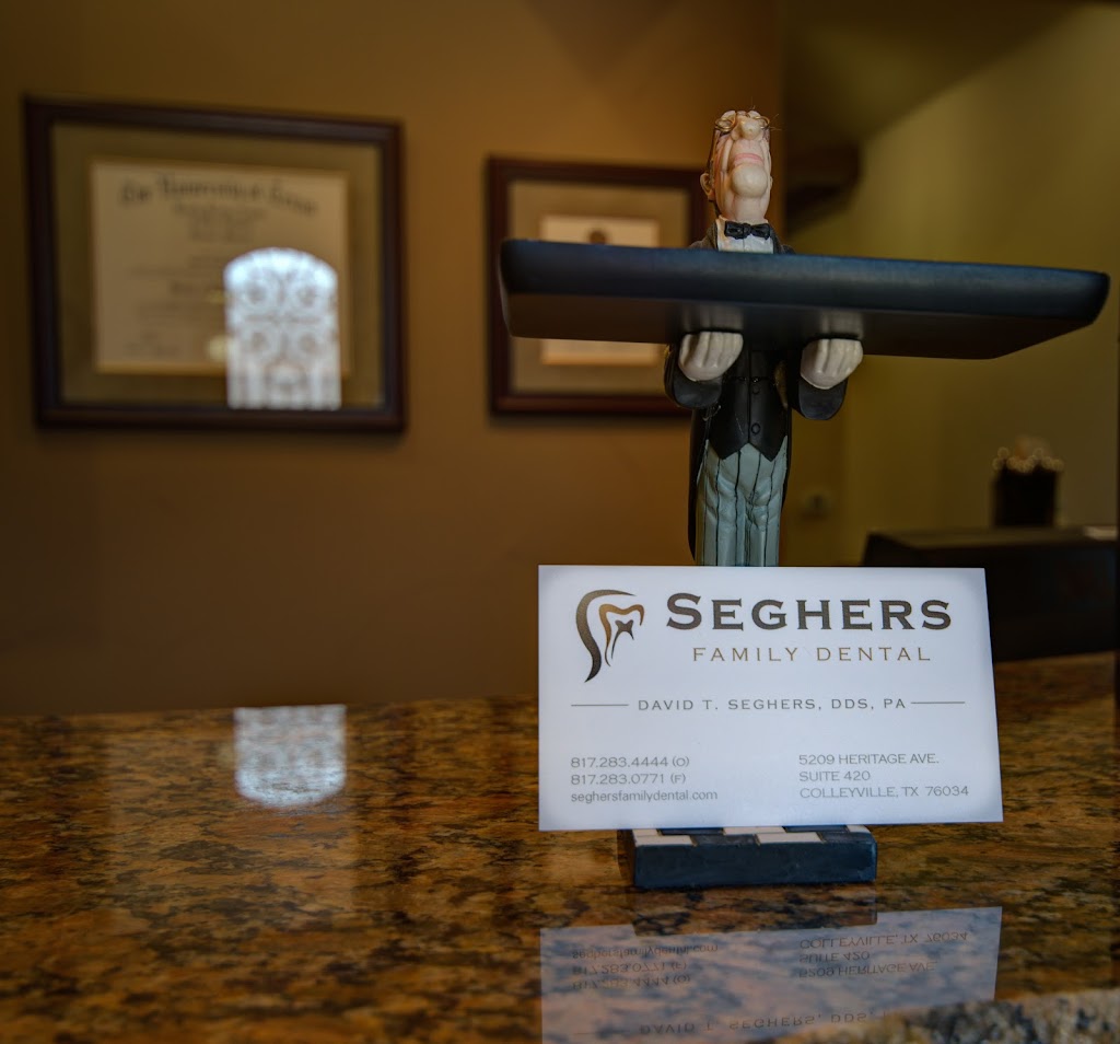 Seghers Family Dental | 5209 Heritage Ave Ste 420, Colleyville, TX 76034, USA | Phone: (817) 283-4444