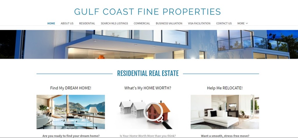 Gulf Coast Fine Properties, LLC | 1083 Eisenhower Dr, Nokomis, FL 34275, USA | Phone: (941) 726-1730