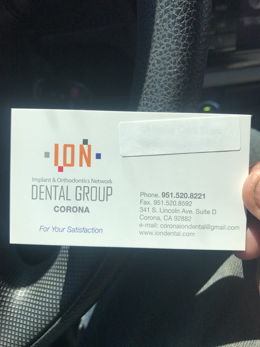 Corona ION Dental | 341 S Lincoln Ave Suite D, Corona, CA 92882, USA | Phone: (951) 520-8221