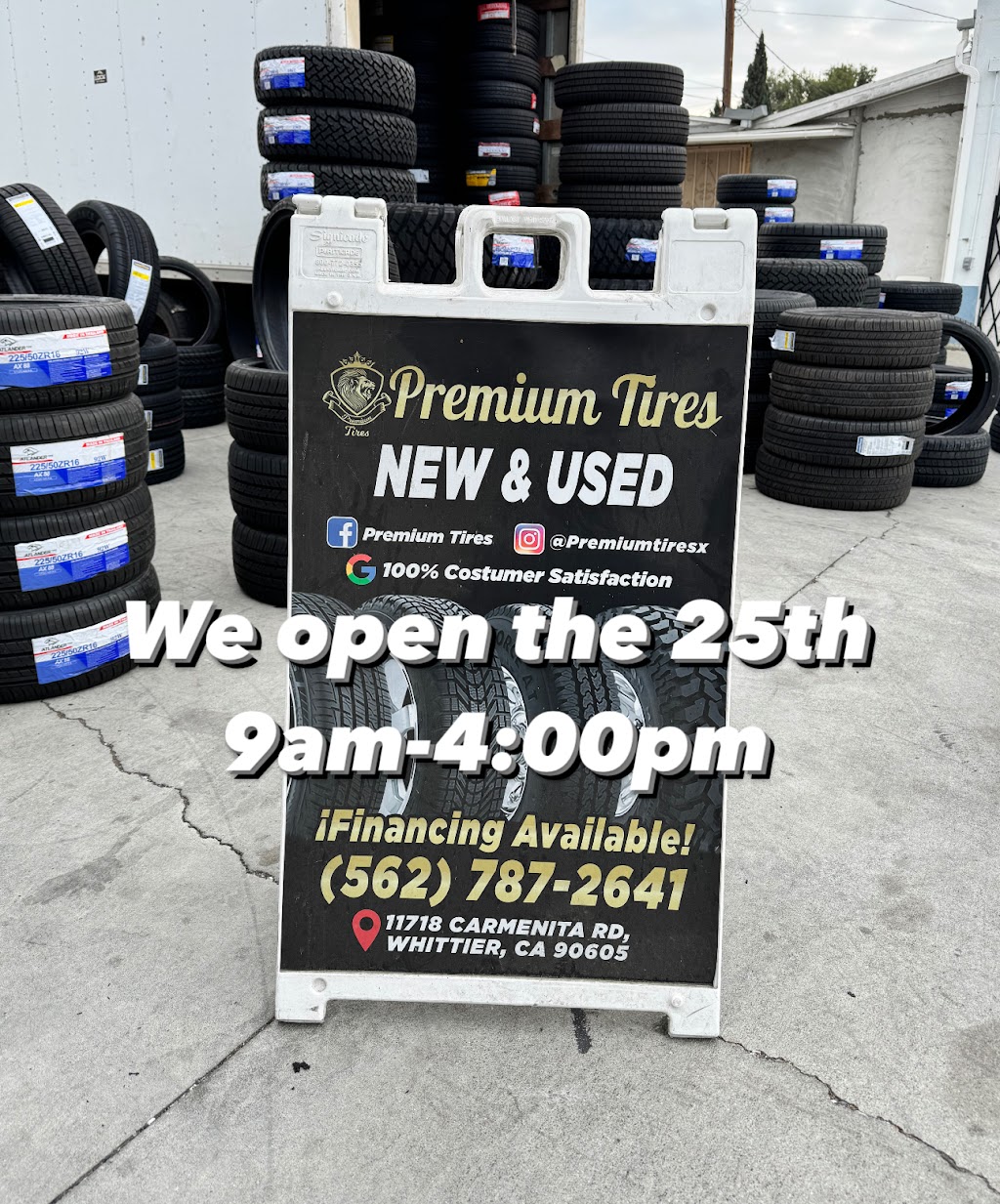 Premium Tires | 11718 Carmenita Rd, Whittier, CA 90605, USA | Phone: (562) 787-2641