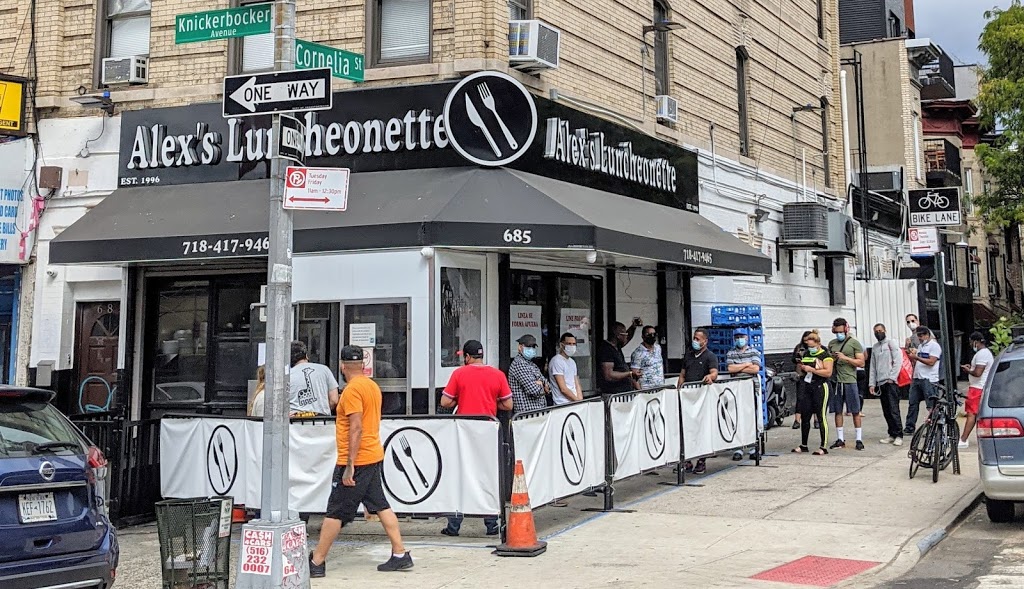 Alexs Luncheonette | 685 Knickerbocker Ave, Brooklyn, NY 11221, USA | Phone: (718) 417-9465