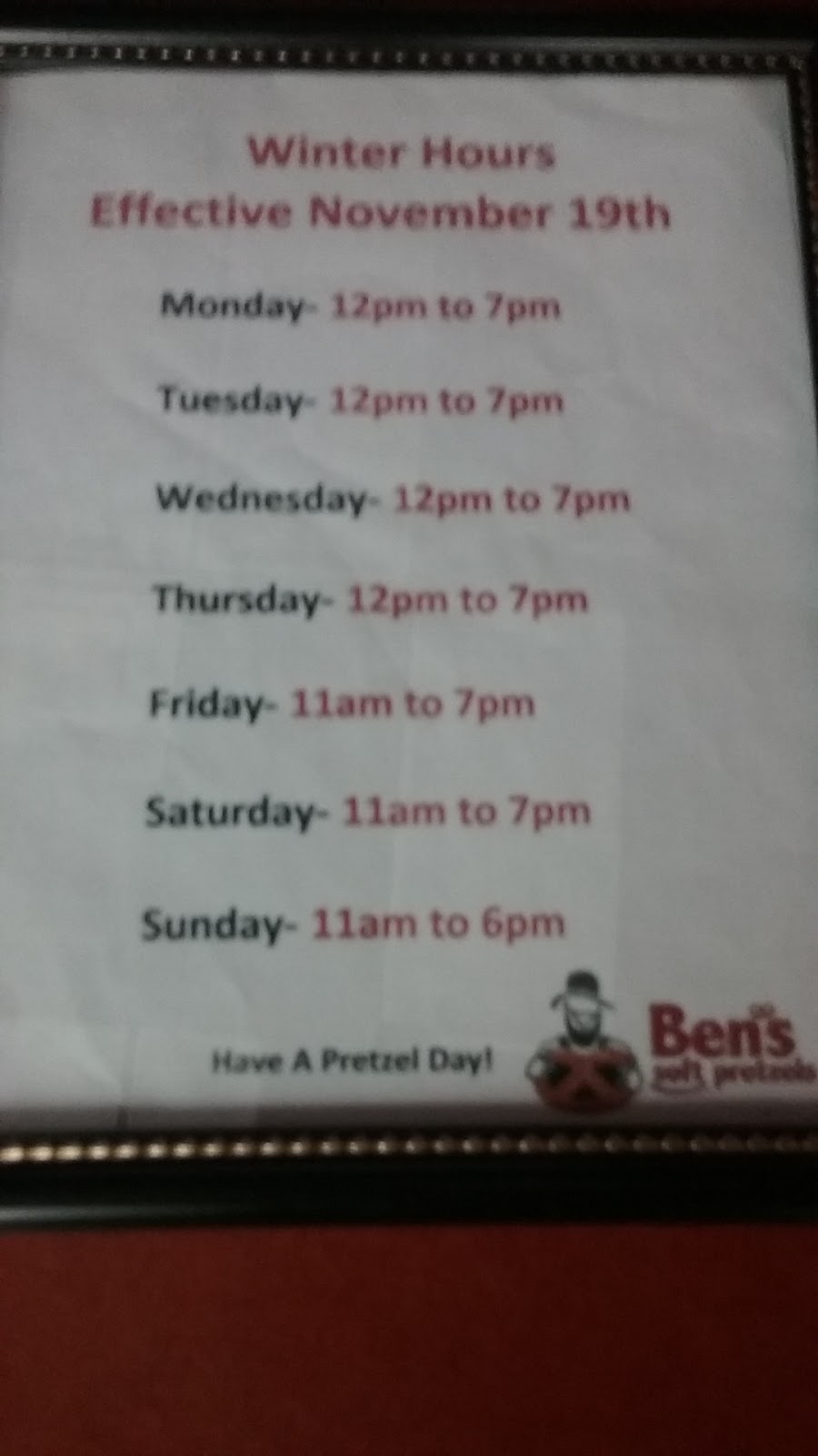 Bens Soft Pretzels | 2016 N Wayne St, Angola, IN 46703, USA | Phone: (260) 665-5552