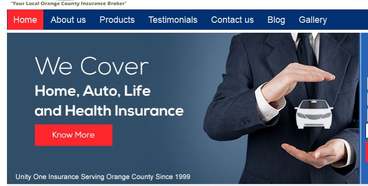 Unity One Insurance | 629 Camino De Los Mares #202b, San Clemente, CA 92673 | Phone: (949) 450-1822