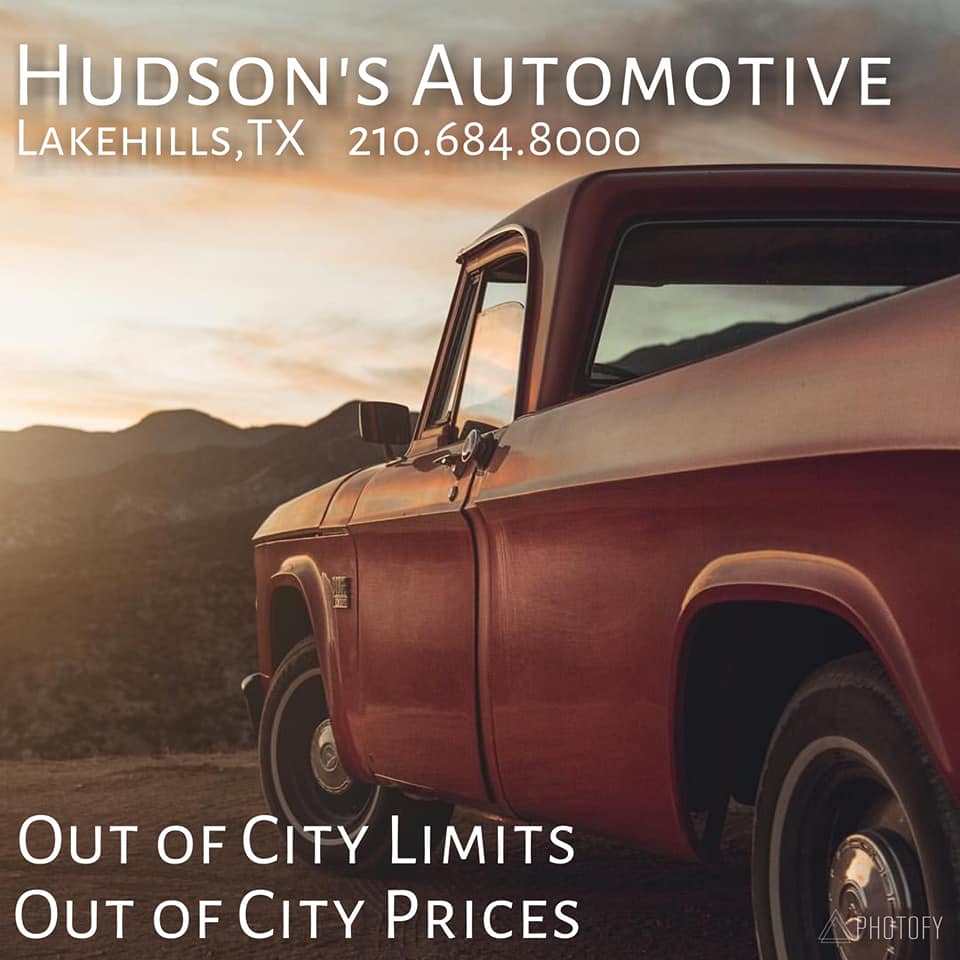 Hudsons Automotive Inc. | 6502 FM1283, Pipe Creek, TX 78063, USA | Phone: (210) 684-8000