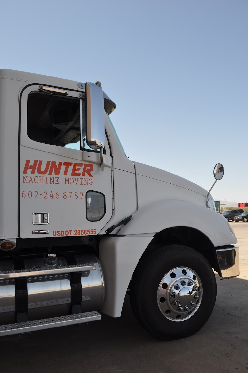 Hunter Machine Moving, LLC | 5707 W. Buckeye Rd., Bldg. B, Phoenix, AZ 85043, USA | Phone: (602) 246-8783